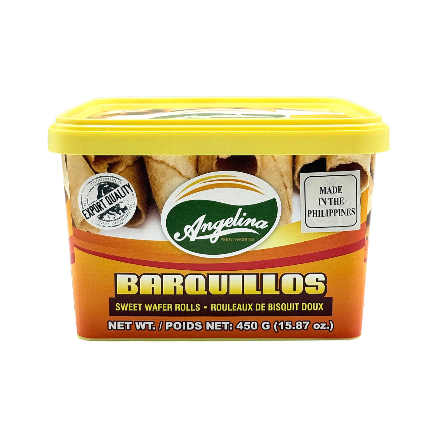 Angelina | Barquillos Sweet Wafer Rolls | 450g