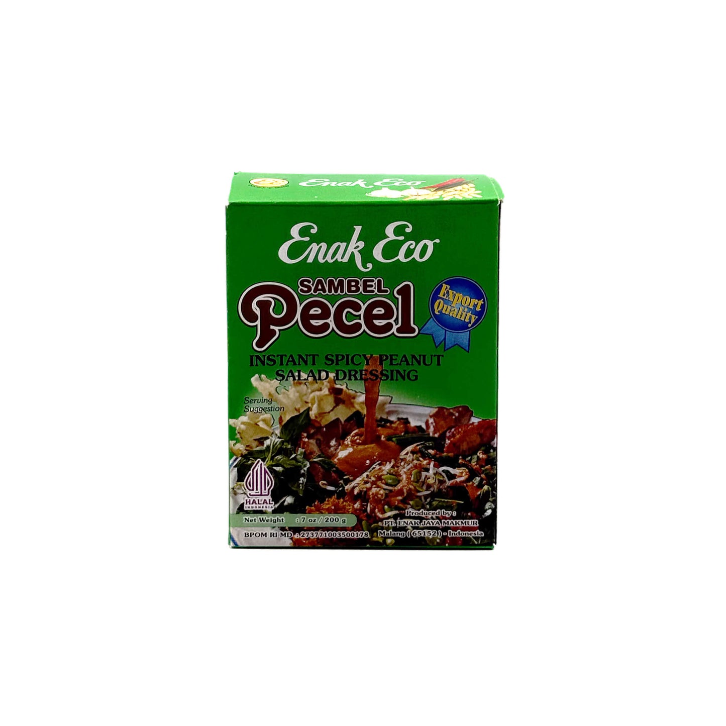 Enak Eco | Sambal Pecel Spicy Peanut Dressing | 200g