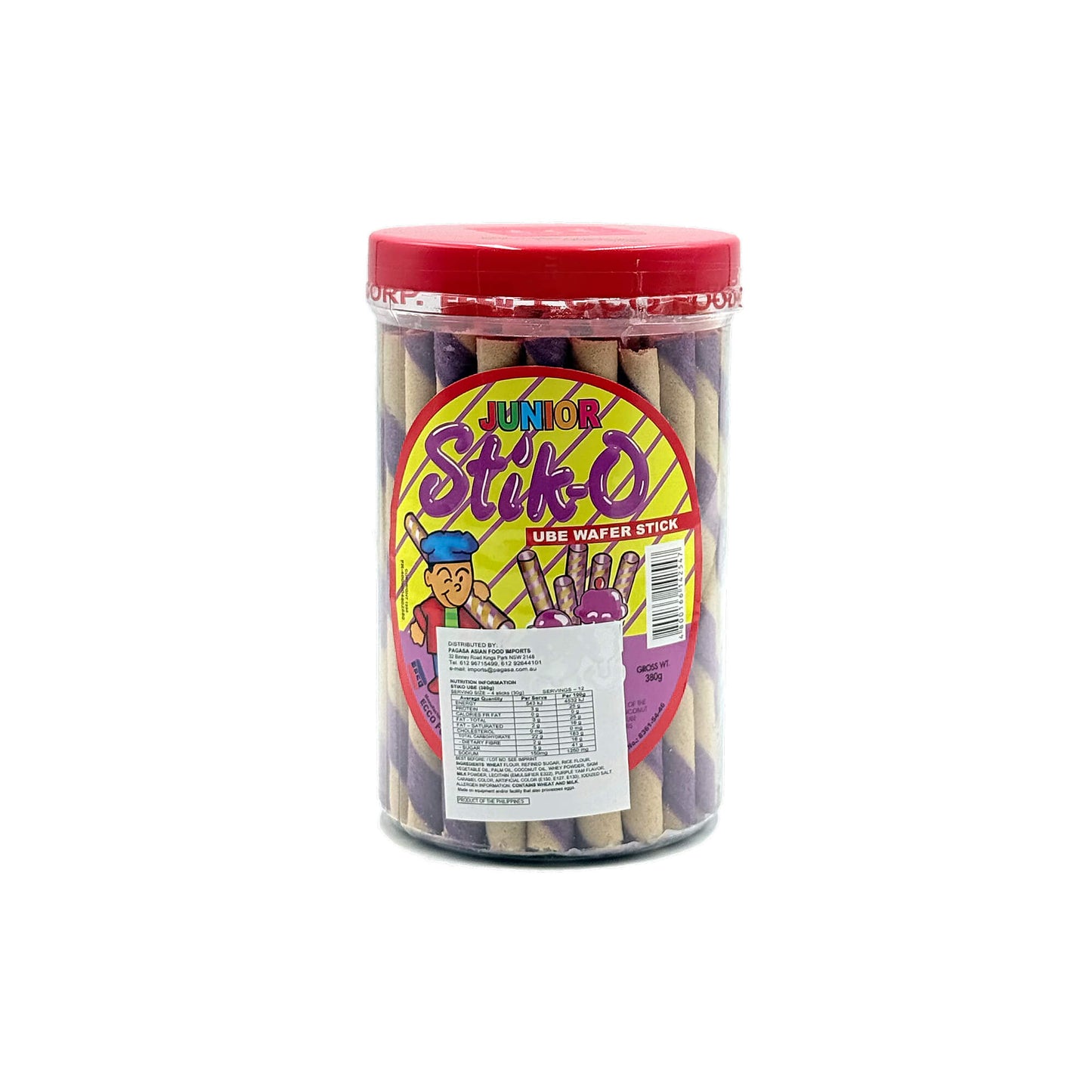 Junior Stik-O | Ube Wafer Sticks | 380g