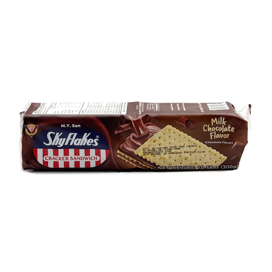 MY San | Sky Flakes Milk Chocolate Flavour Cracker Sandwich | 300g