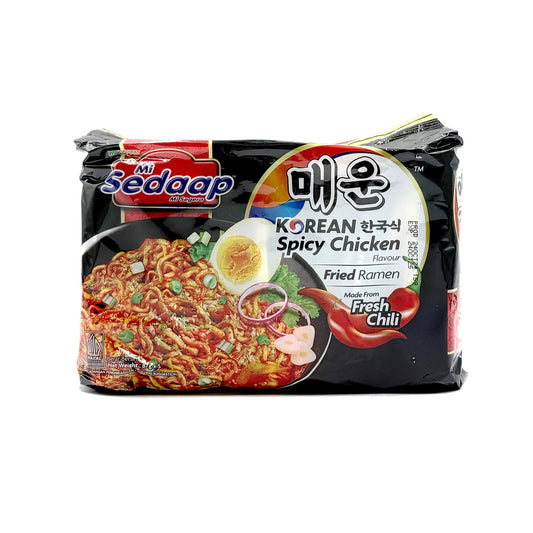 Mi Sedapp | Mi Segera Korean Spicy Chicken | 450g | 5pcs