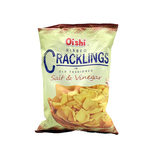 Oishi | Ribbed Crackling Salt & Vinegar Crackling | 90g