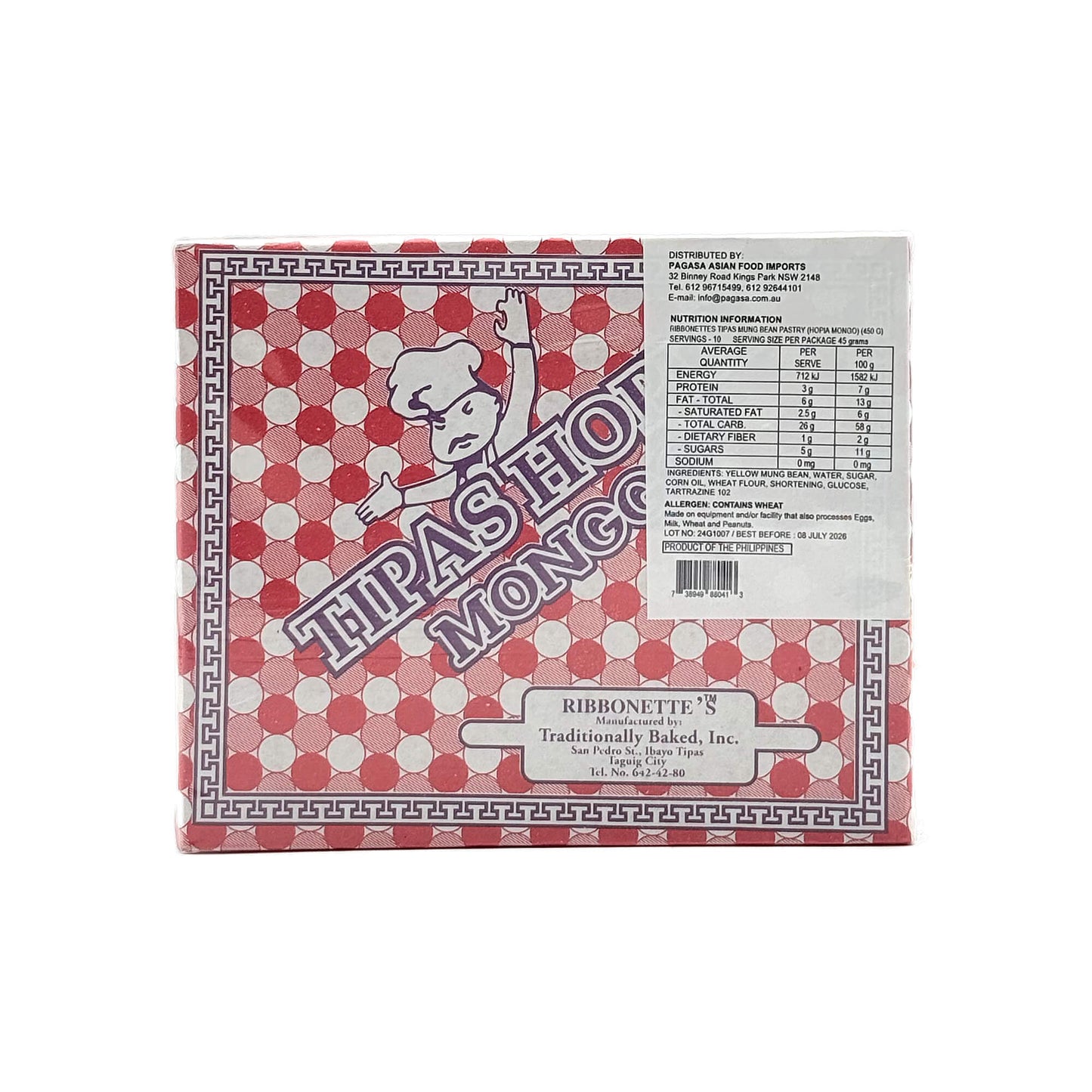Ribonette's | Tipas Hopia | 450g | 10pcs