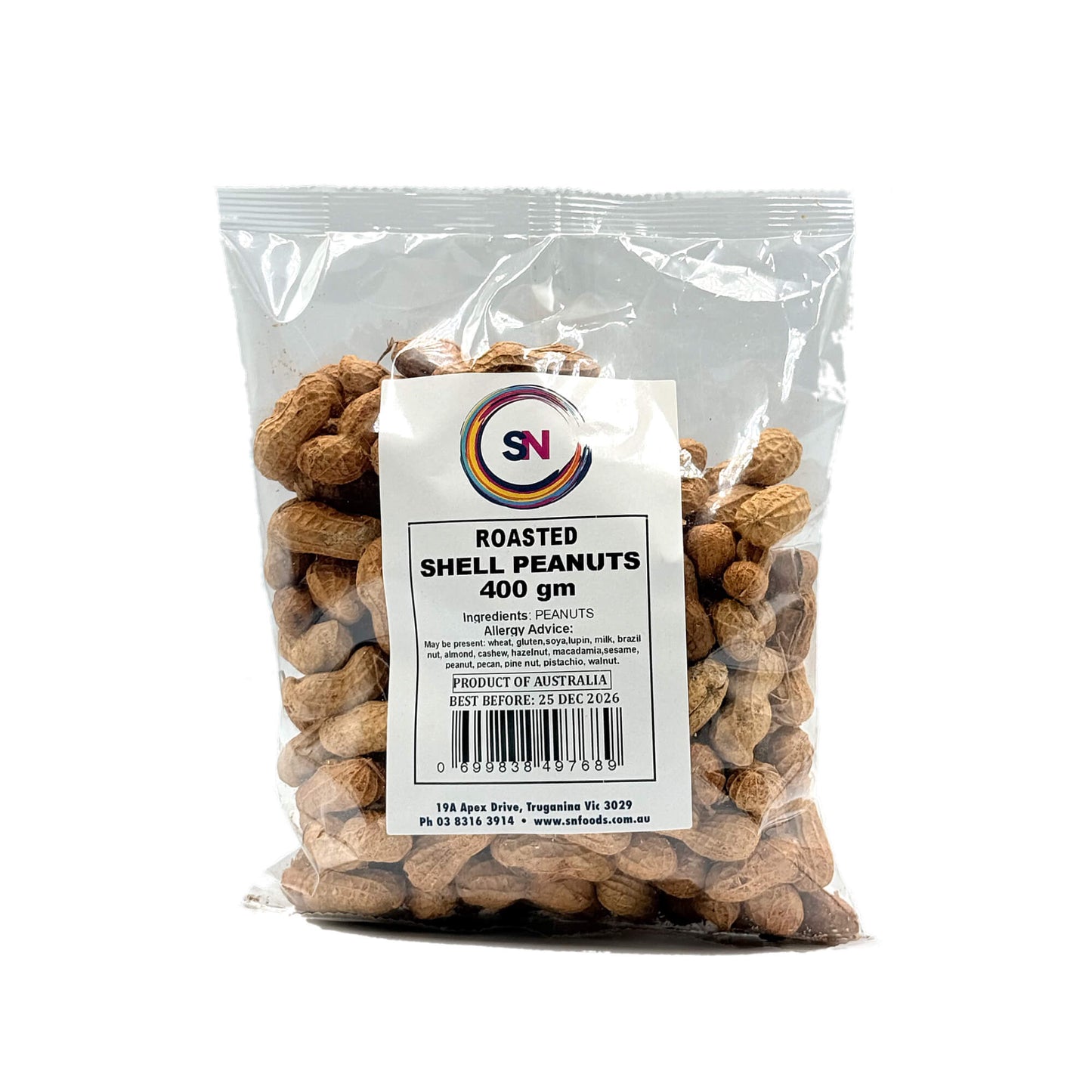 SN | Roasted Shell Peanuts | 400g
